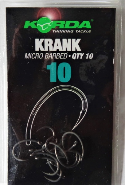 Korda Krank Size 10 Microbarbed Hooks